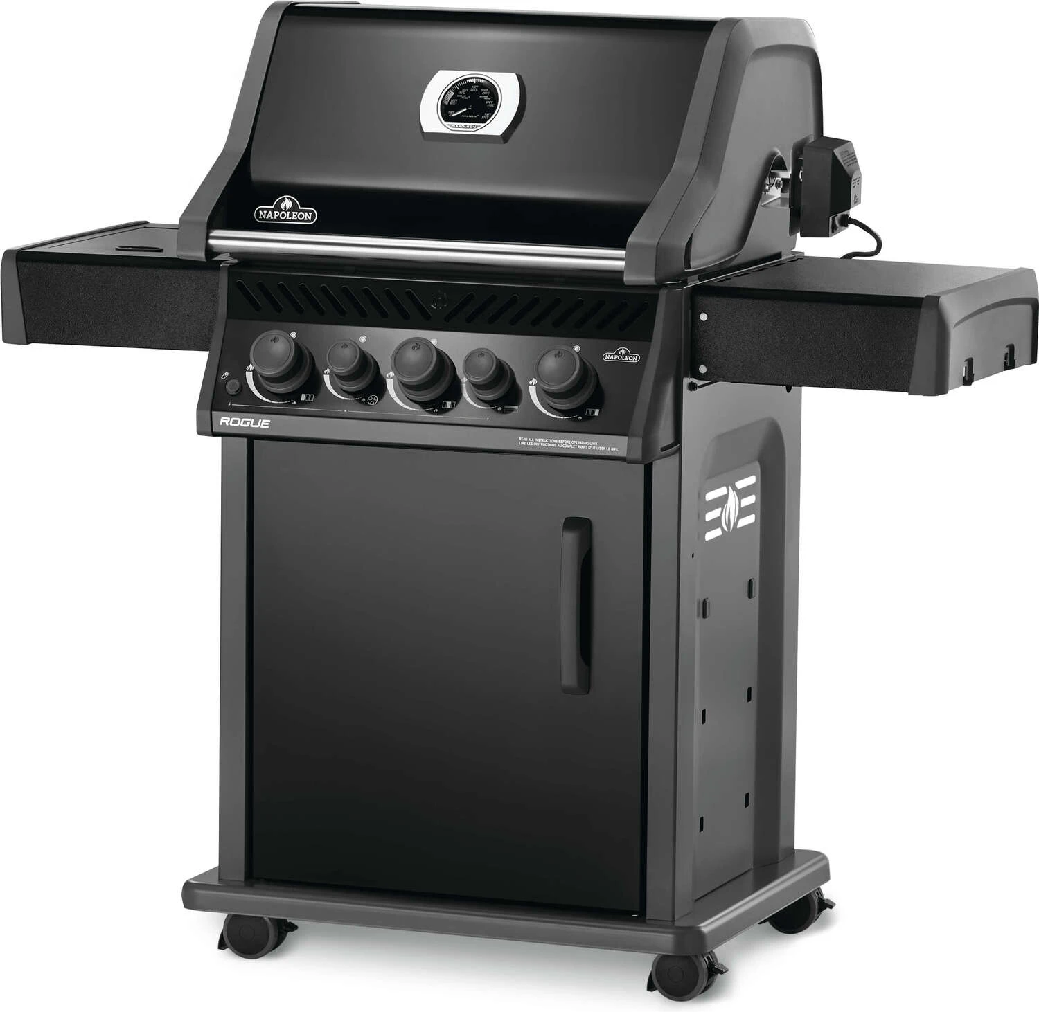 Napoleon Gasbarbecue Rogue 425 Met Achter- En Zijbrander Inclusief Spit 130 X 64 X 160 Cm 4 Napoleon Gasbarbecue Rogue 425 Met Achter- En Zijbrander Inclusief Spit 130 X 64 X 160 Cm - Afbeelding 2