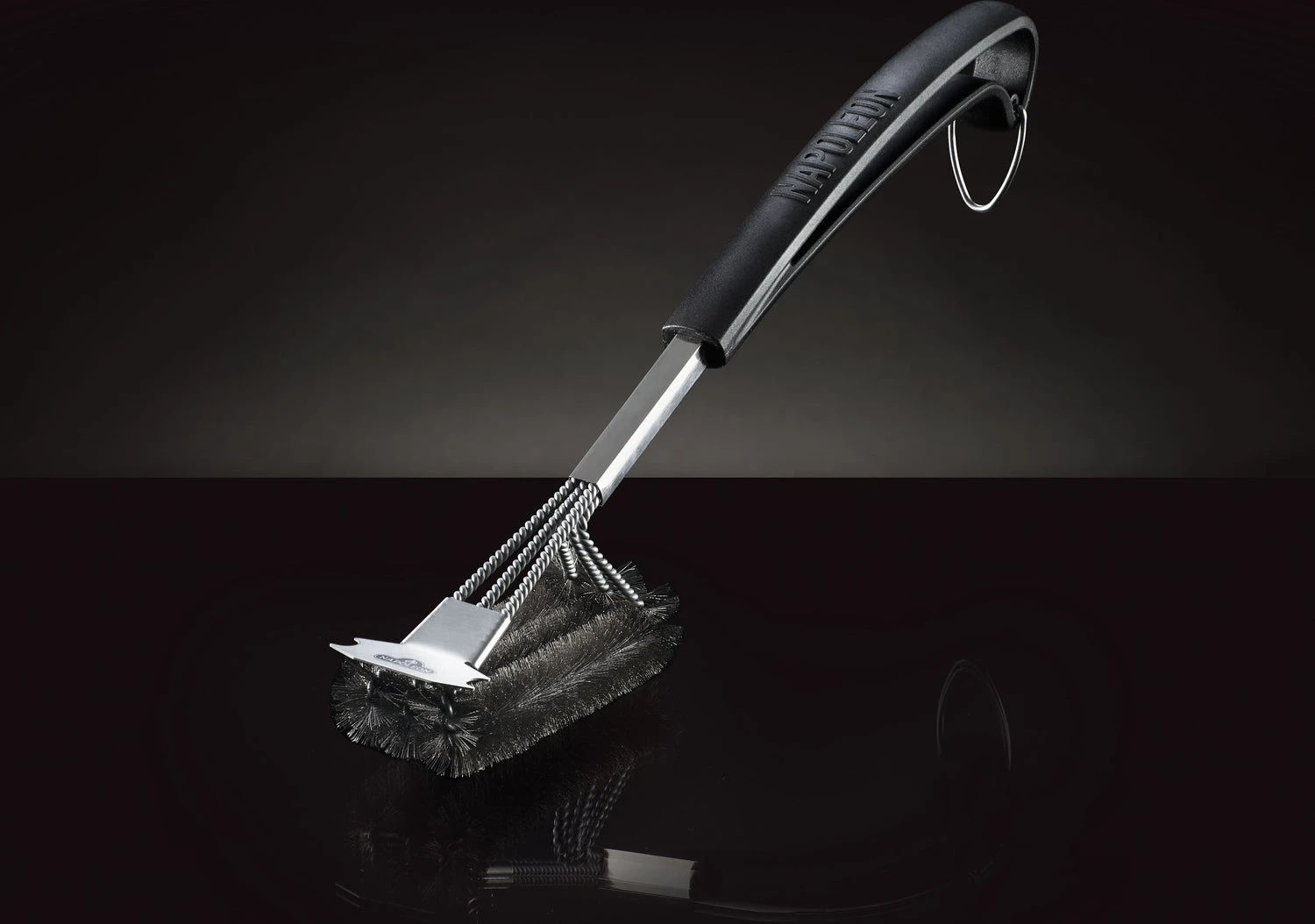 Napoleon Grillborstel 3x Parel Met Schraper 4 Napoleon Grillborstel 3x Parel Met Schraper - Afbeelding 2