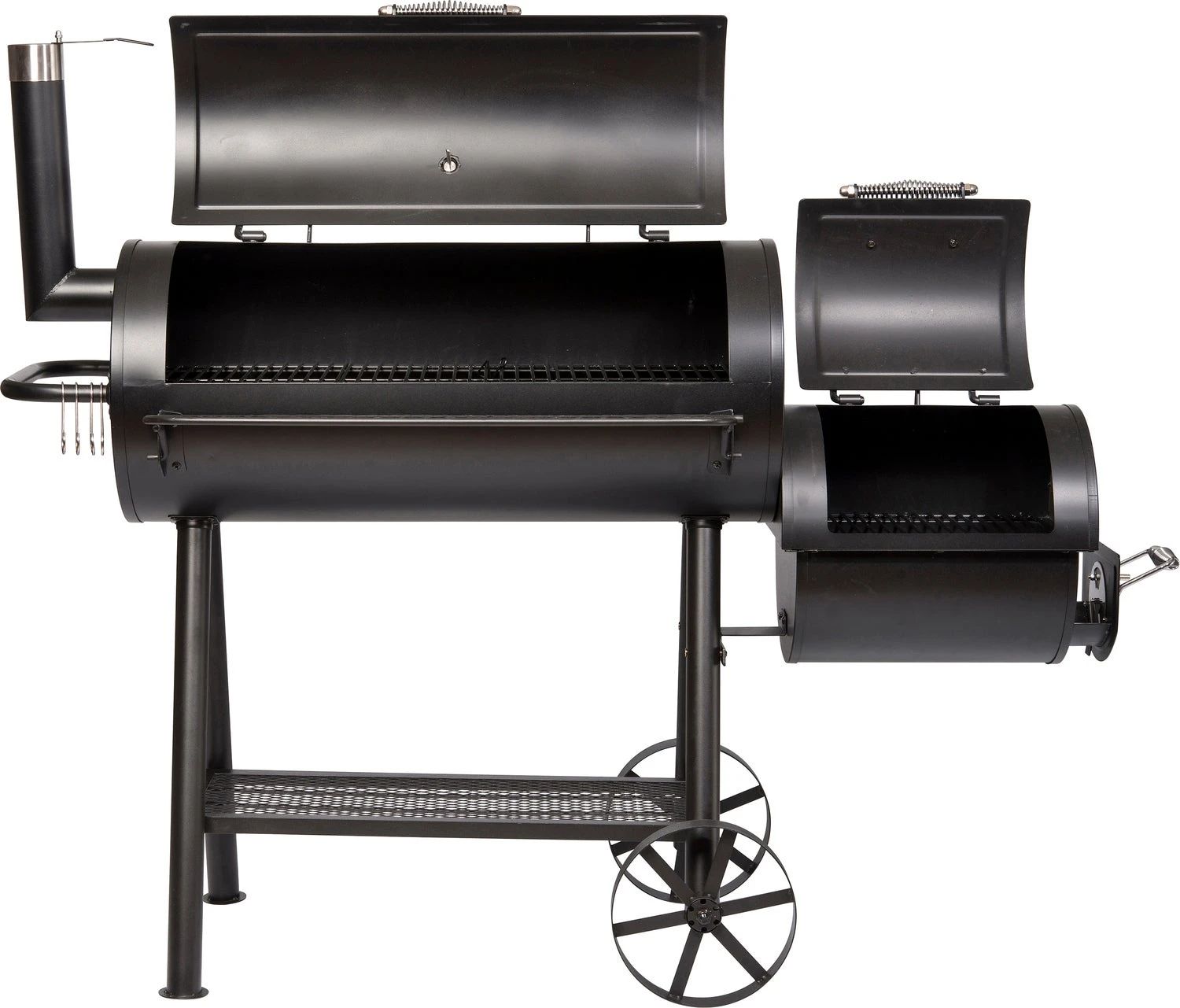 Intratuin Houtskool Barbecue Met Rookoven Texas Grill Houston 4 Intratuin Houtskool Barbecue Met Rookoven Texas Grill Houston - Afbeelding 2