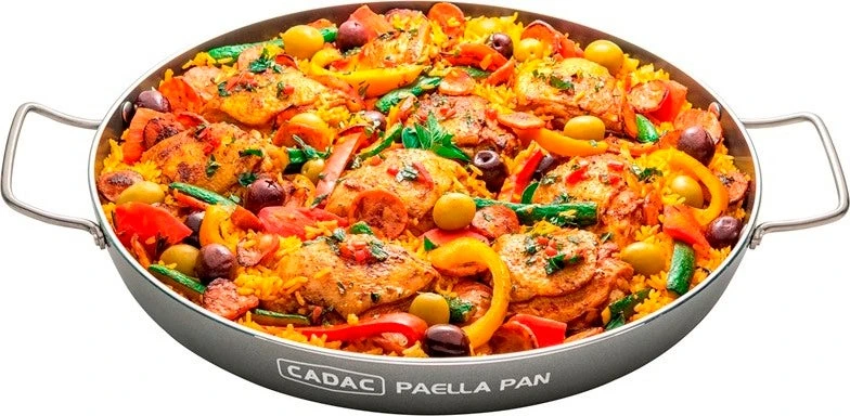 Cadac Barbecue Paella Pan Antraciet D 36 H 5 Cm 4 Cadac Barbecue Paella Pan Antraciet D 36 H 5 Cm - Afbeelding 2