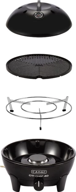 Cadac Gasbarbecue Citi Chef 40 Zwart D 42 H 33 -Barbecue Gereedschaps Winkel 6001773114066 4