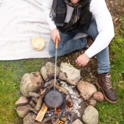 Esschert Design Fancy Flames Barbecue Wafelijzer -Barbecue Gereedschaps Winkel 8714982141720 10