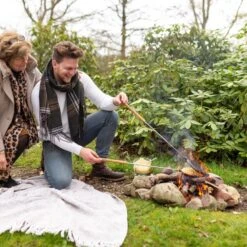 Esschert Design Fancy Flames Barbecue Wafelijzer -Barbecue Gereedschaps Winkel 8714982141720 12