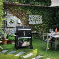 Boretti Houtskool Barbecue Carbone Zwart 109 X 114 X 70 Cm -Barbecue Gereedschaps Winkel 8715775117267 4 1