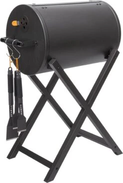 Boretti Houtskoolbarbecue Fratello 2.0 Antraciet 52 X 81 X 104 Cm -Barbecue Gereedschaps Winkel 8715775201072 2