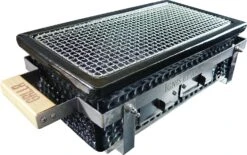 GRLLR Houtskoolbarbecue Shichirin Osaka Zwart 52,5 X 31 X 16 Cm