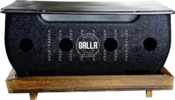 GRLLR Houtskoolbarbecue Gourmet Family Large Zwart 36 X 18 X 13 Cm