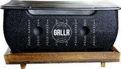 GRLLR Houtskoolbarbecue Gourmet Family Medium Zwart 24 X 12,5 X 11,5 Cm