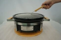 GRLLR Houtskoolbarbecue Shichirin Tokyo Zwart D 45 H 17 Cm -Barbecue Gereedschaps Winkel 8719324605427 4