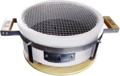 GRLLR Houtskool Barbecue Shichirin Tokyo Wit D 45 H 17 Cm