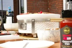 GRLLR Houtskool Barbecue Shichirin Tokyo Wit D 45 H 17 Cm -Barbecue Gereedschaps Winkel 8719324605441 6