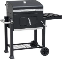 Intratuin Houtskool Barbecue Topgrill Zwart 113 X 64 X 107 Cm
