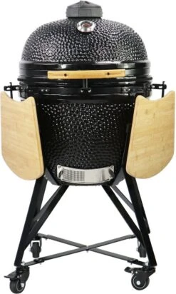 Intratuin Kamado Barbecue Urban Chef Egg Large Zwart D 59 H 133 Cm