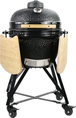 Intratuin Kamado Barbecue Urban Chef Egg Medium Zwart D 52 H 78 Cm