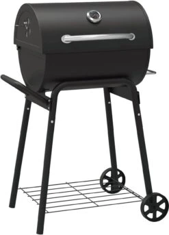 Intratuin Houtskoolbarbecue Texas Grill San Antonio II Zwart 70 X 58 X 106,8 Cm