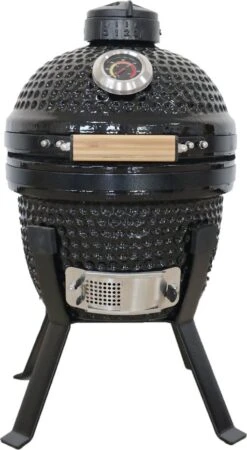 Intratuin Kamado Barbecue Urban Chef Egg Extra Small Zwart D32 H46 Cm