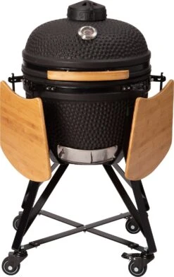 Intratuin Kamado Barbecue Urban Chef Egg Large Mat Zwart D 59 H 133 Cm