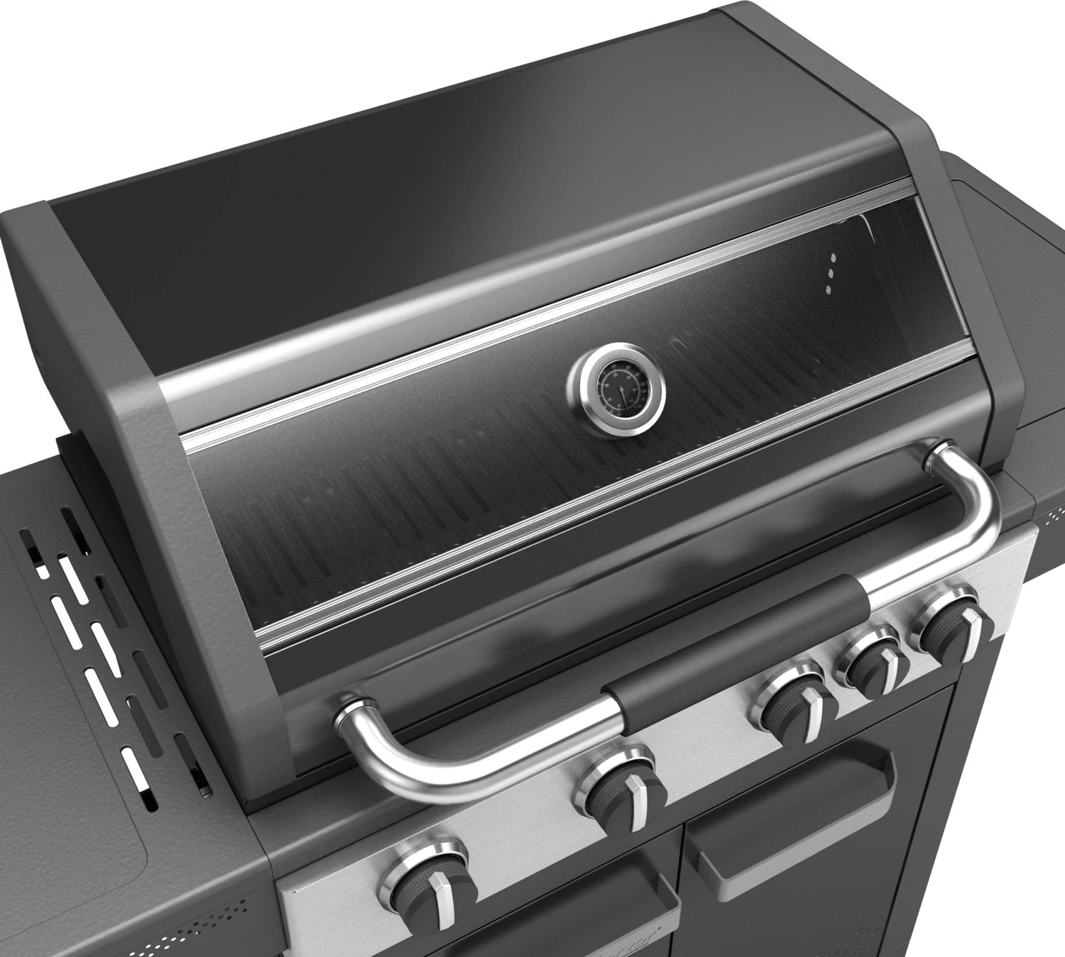 Fervor Gasbarbecue Ranger 410 Met Zijbrander 140 X 60 X 117 Cm 4 Fervor Gasbarbecue Ranger 410 Met Zijbrander 140 X 60 X 117 Cm - Afbeelding 2